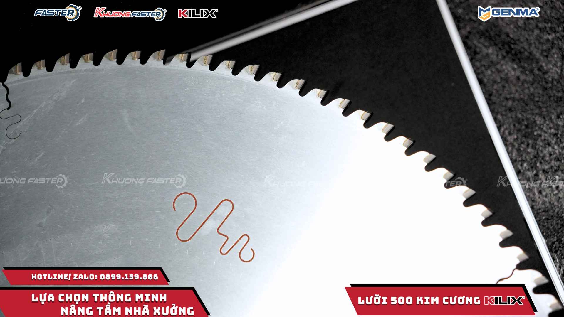 Lưỡi Cắt Nhôm Kim Cương Kilix 500 Chính Hãng Cao Cấp Cho Máy 2 Đầu 09s