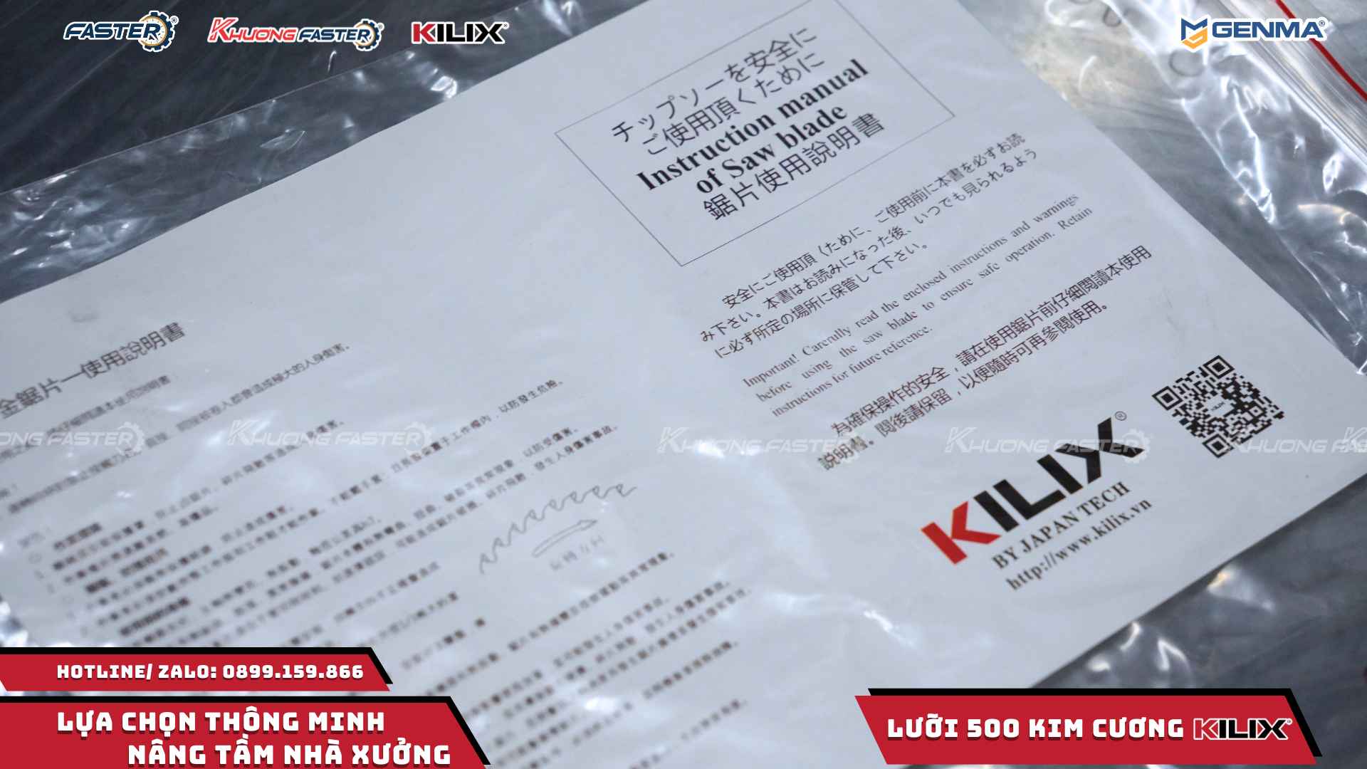 Lưỡi Cắt Nhôm Kim Cương Kilix 500 Chính Hãng Cao Cấp Cho Máy 2 Đầu 09s