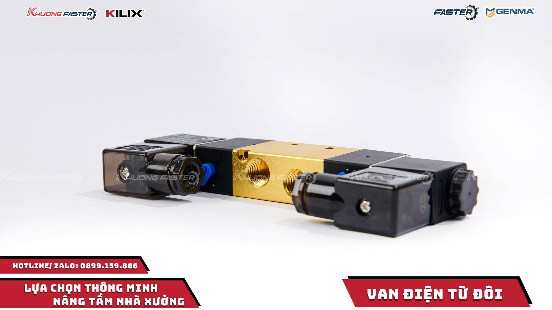 Van Điện Từ Đôi Trên Máy Cắt Nhôm