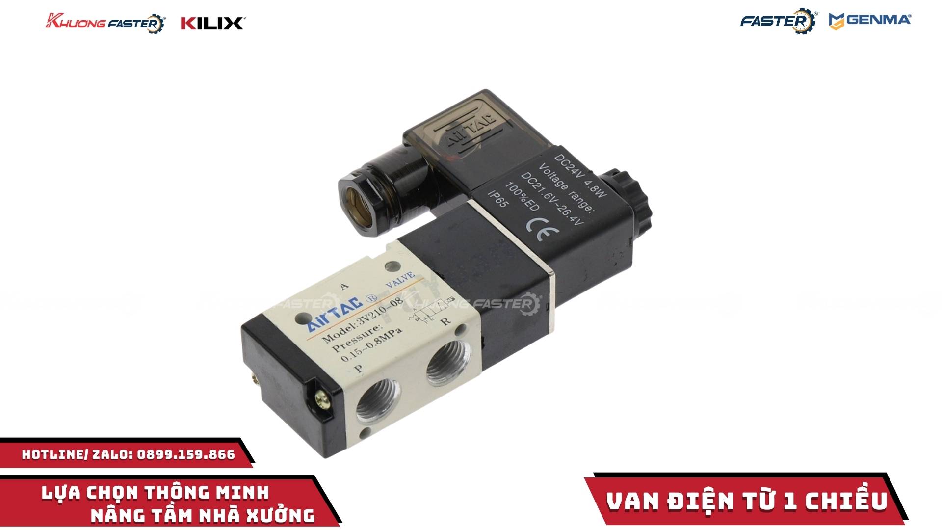 ký hiệu in trên thân van điện từ đơn