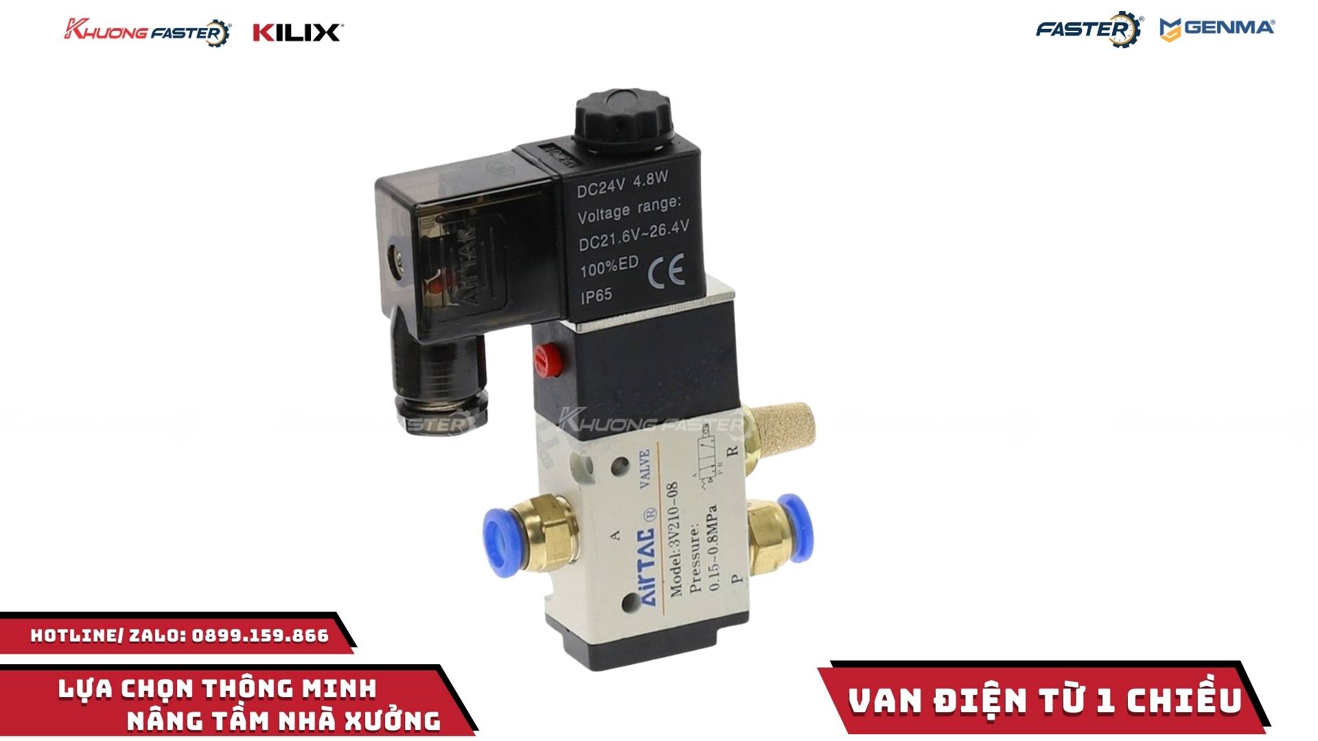 cuộn coil van điện từ đơn khí nén