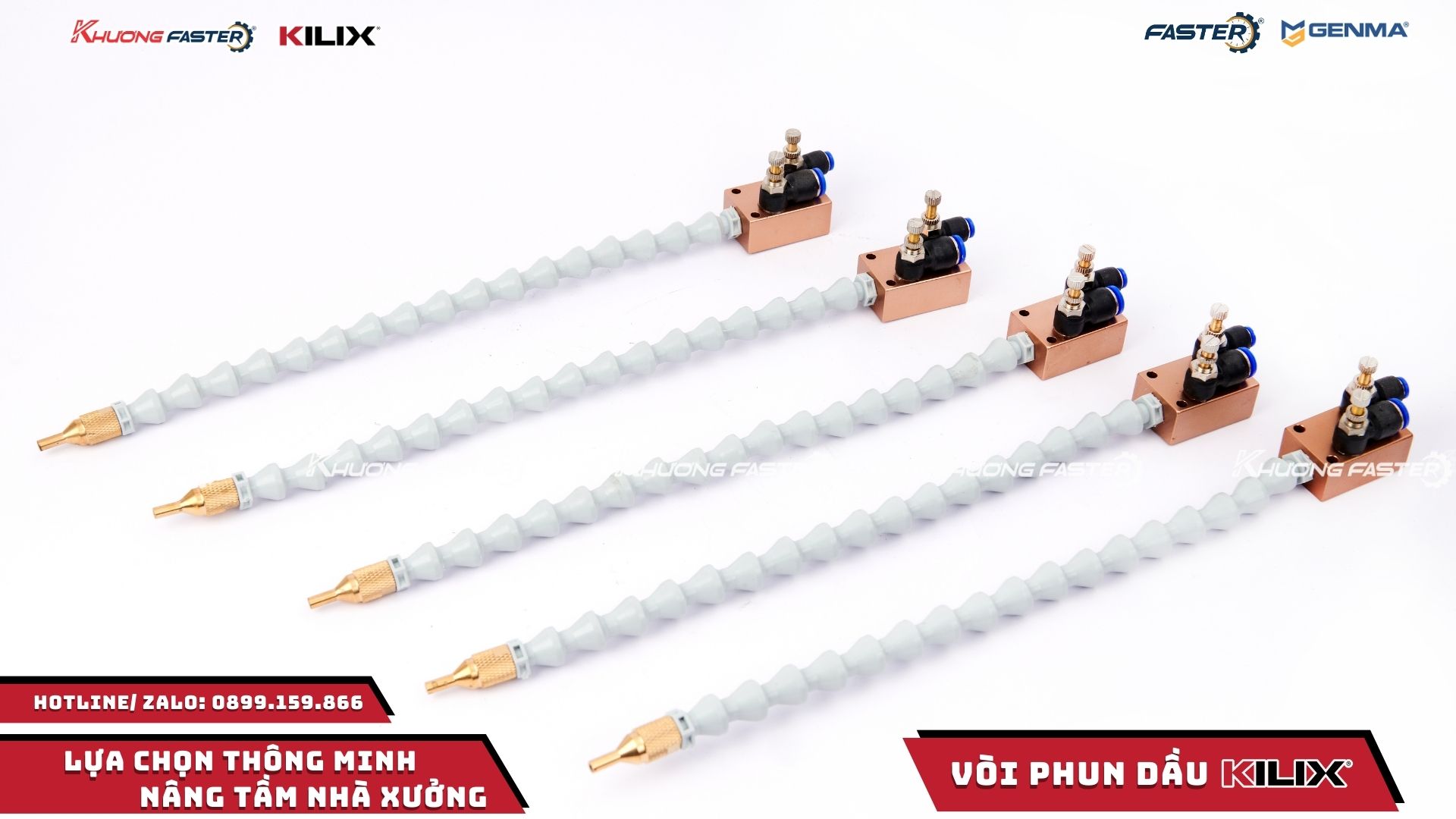 Vòi Phun Dầu Làm Mát Chính Hãng Cho Máy CNC, Máy Cắt Nhôm, Máy Cơ Khí – Bền, Linh Hoạt, Giá Tốt Sẵn Kho