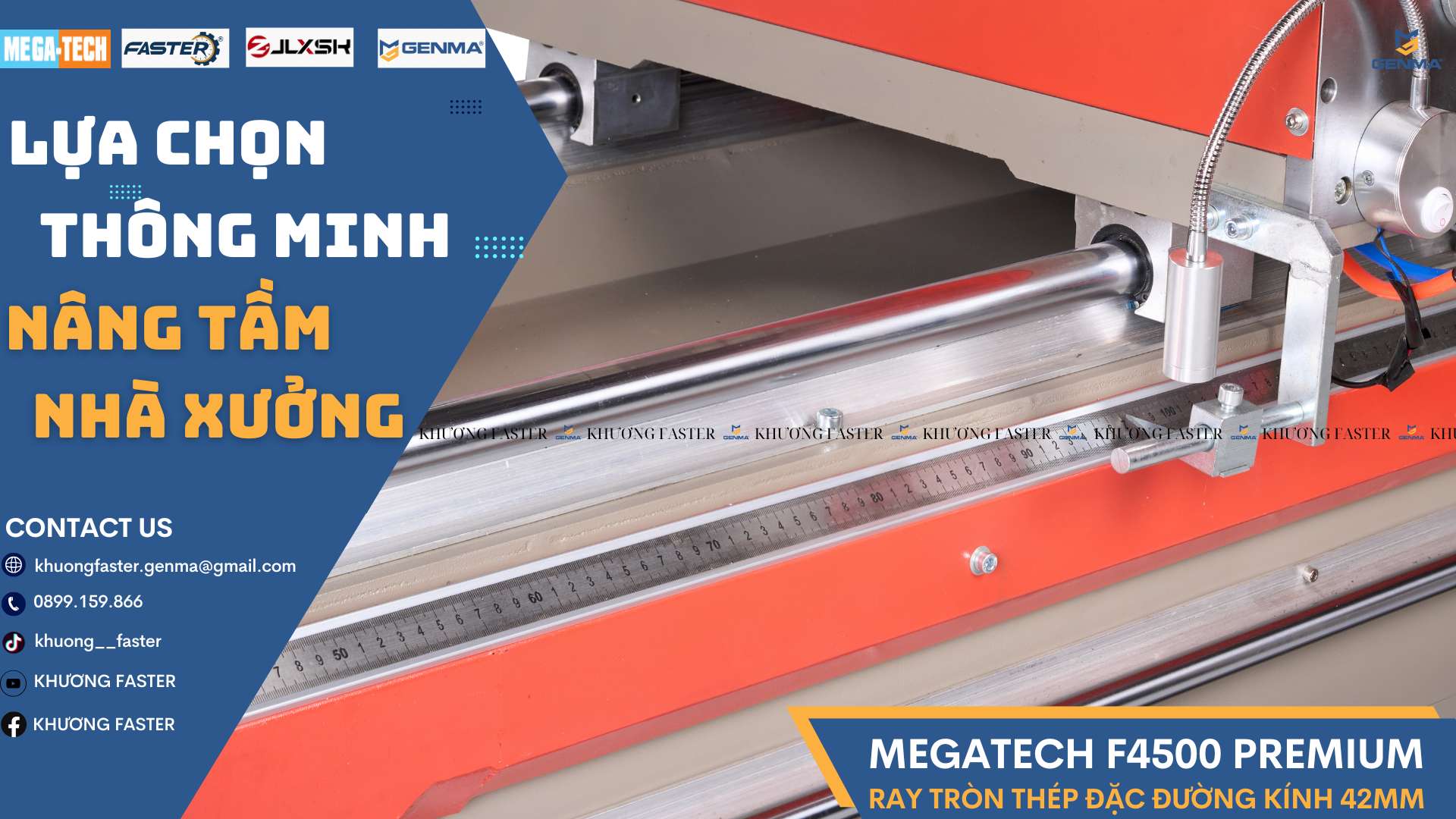 Máy cắt nhôm 2 đầu Xingfa 08s Megatech F4500: Giải pháp tối ưu cho xưởng nhôm hiện đại