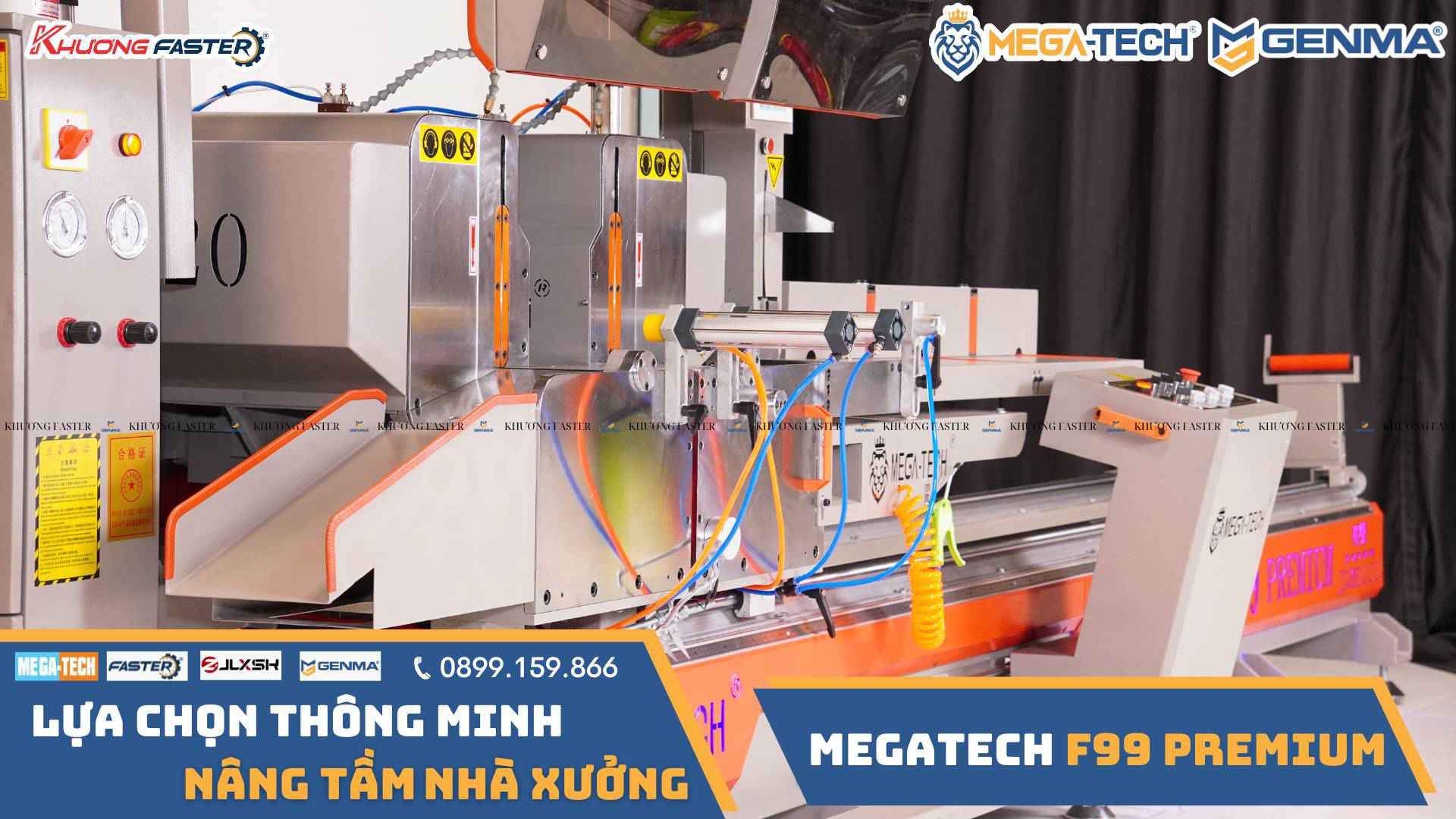 Phần bàn làm việc của máy gồm hệ thống bảng điều khiển và hệ thống bàn kẹp