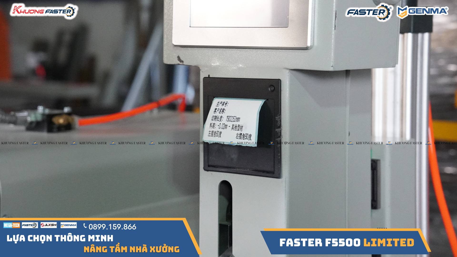 Máy Cắt Nhôm 2 Đầu Lưỡi 520 Faster F5500 Limited