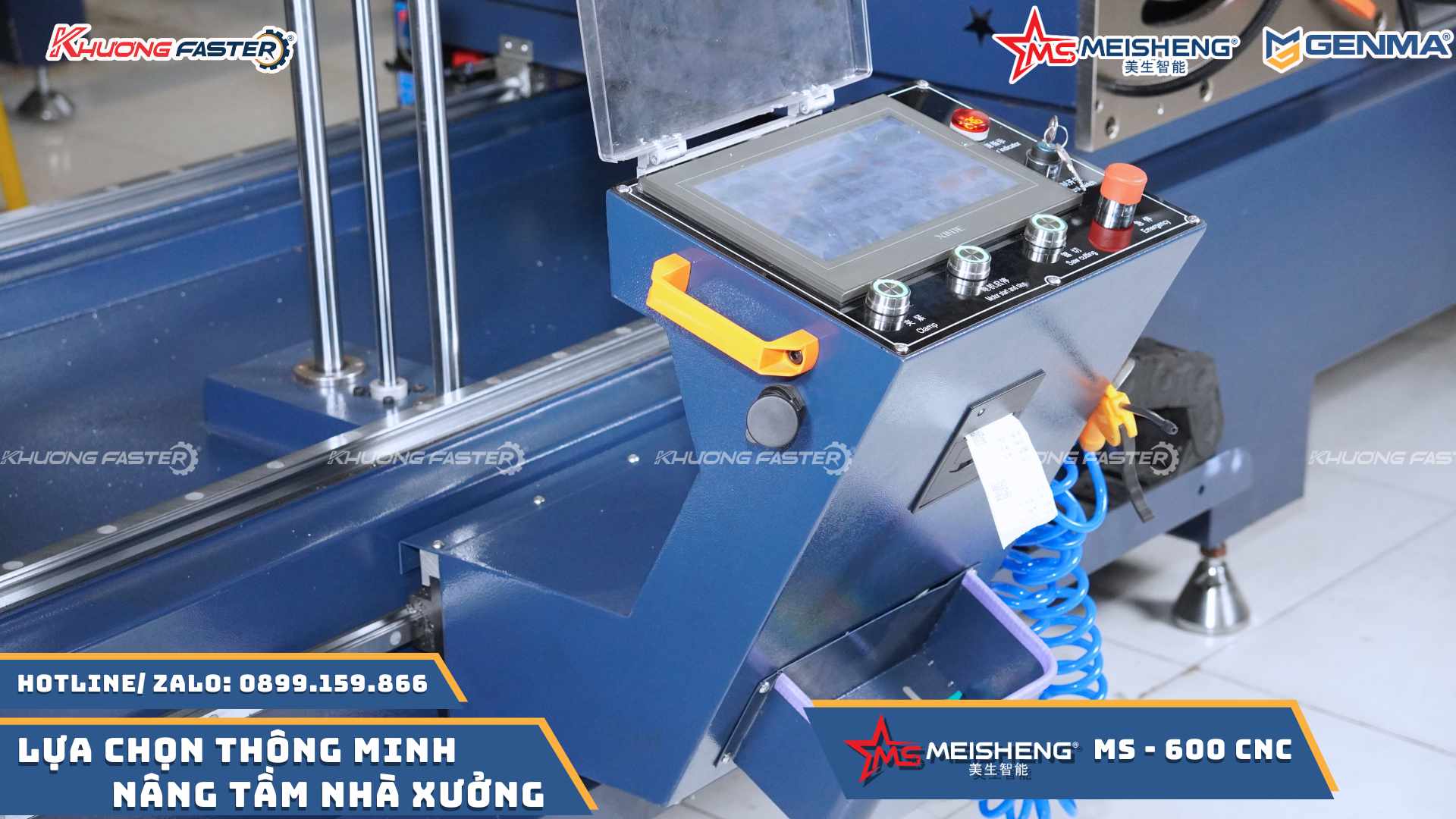 Máy Cắt Nhôm 2 Đầu Meisheng Lưỡi 600 Đáng Mua Nhất Hiện Nay