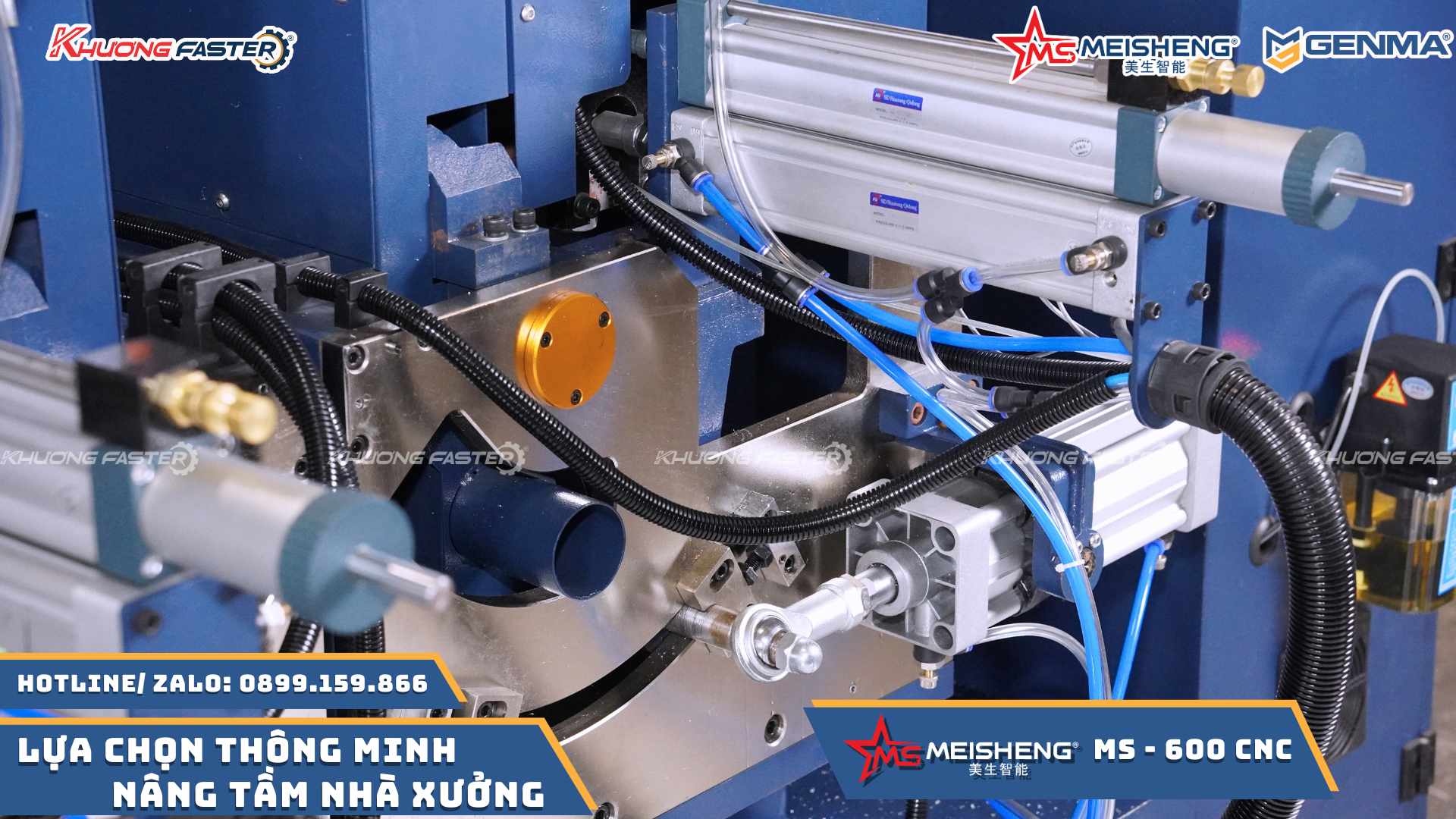 Máy Cắt Nhôm 2 Đầu Meisheng Lưỡi 600 Đáng Mua Nhất Hiện Nay