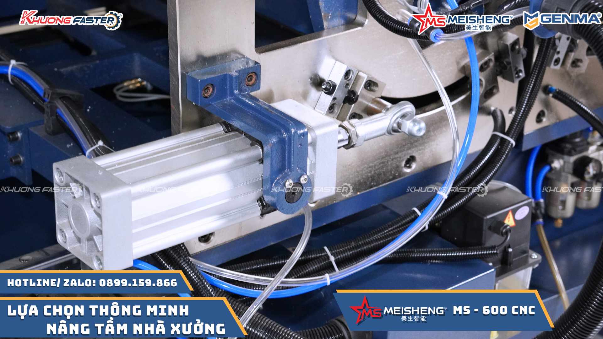 Máy Cắt Nhôm 2 Đầu Meisheng Lưỡi 600 Đáng Mua Nhất Hiện Nay