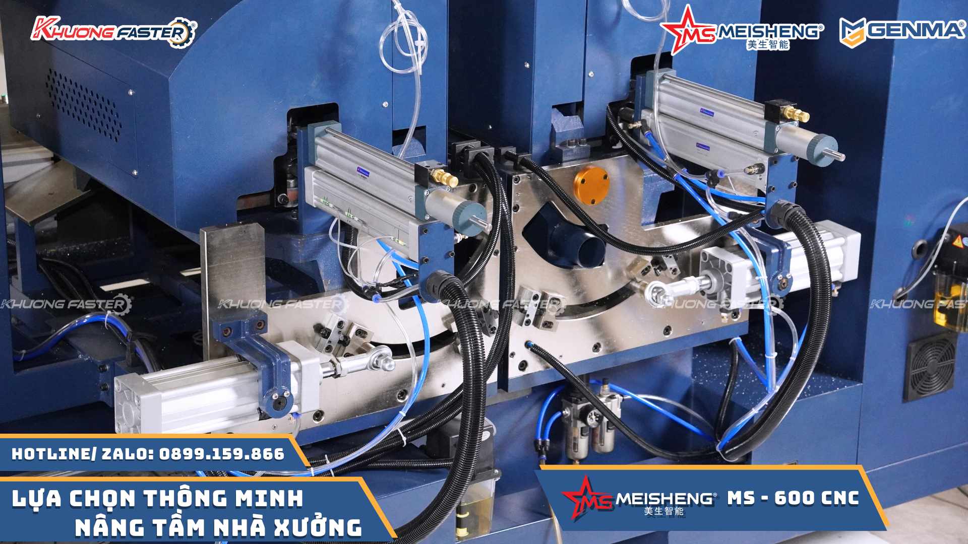 Máy Cắt Nhôm 2 Đầu Meisheng Lưỡi 600 Đáng Mua Nhất Hiện Nay