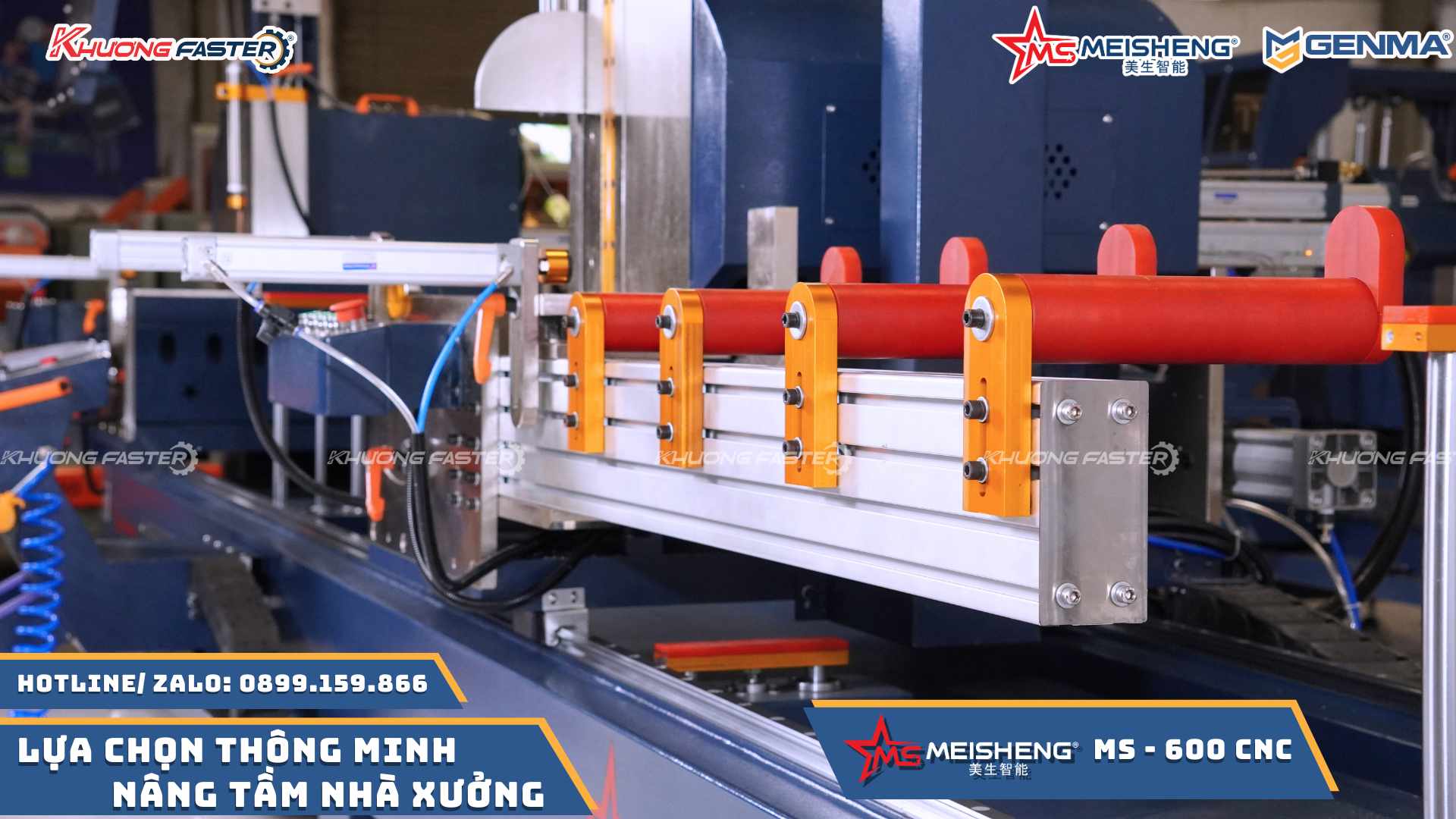 Máy Cắt Nhôm 2 Đầu Meisheng Lưỡi 600 Đáng Mua Nhất Hiện Nay
