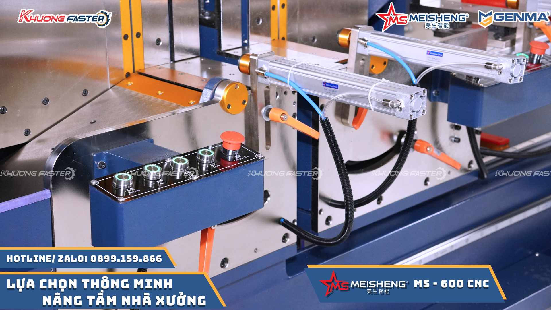 Máy Cắt Nhôm 2 Đầu Meisheng Lưỡi 600 Đáng Mua Nhất Hiện Nay