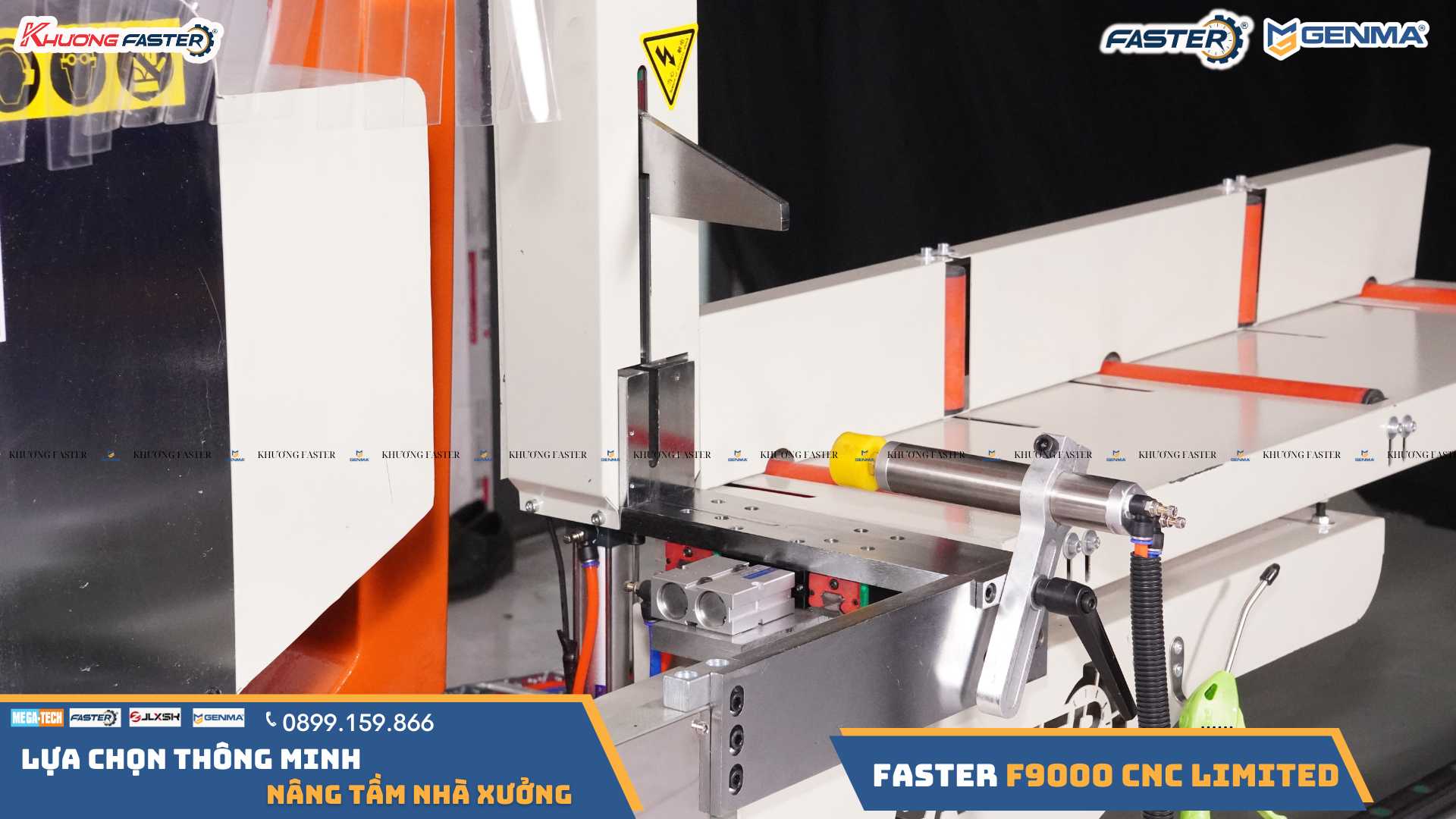Máy Cắt Nhôm 2 Đầu Lưỡi 600 Faster F9000 CNC Limited
