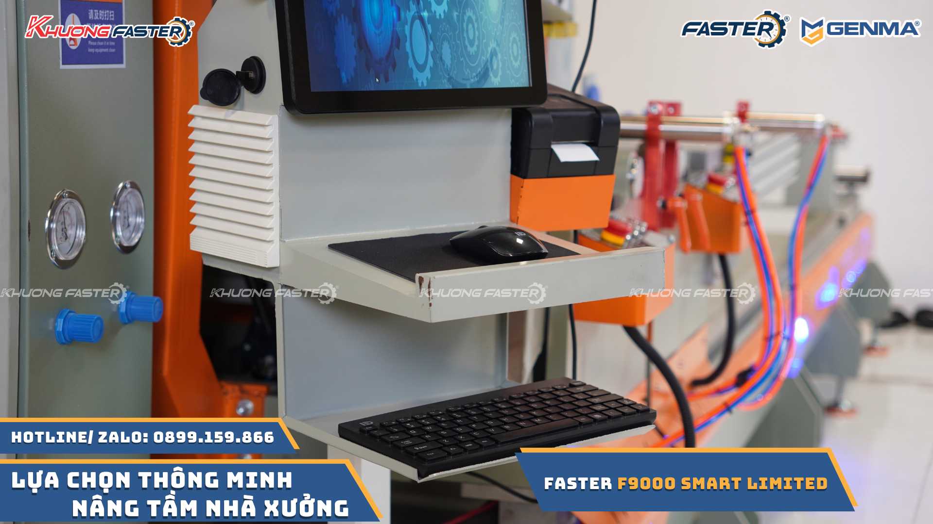 Máy Cắt Nhôm 2 Đầu Lưỡi 600 Faster F9000 Smart Ngoại Tuyến&nbsp;