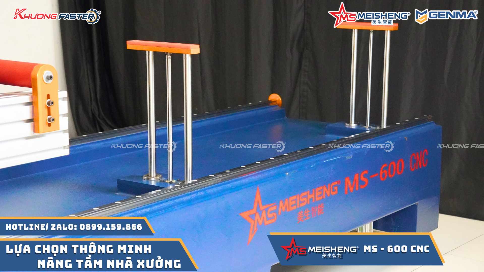 Máy cắt nhôm lưỡi 600 Meisheng MS 600 Smart phân khúc cao cấp