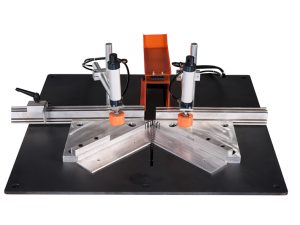 Máy cắt nhôm nội thất 1 đầu nâng hạ lưỡi Faster