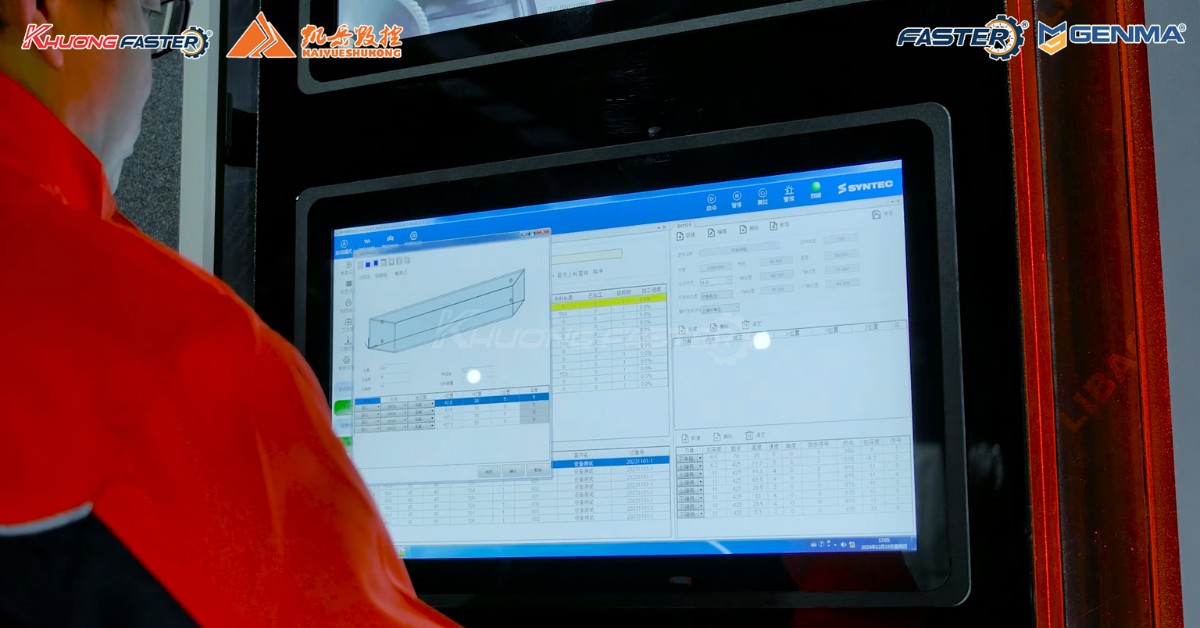 Hệ đống điều khiển Syntec trên Kaiyue K7000 Ultra
