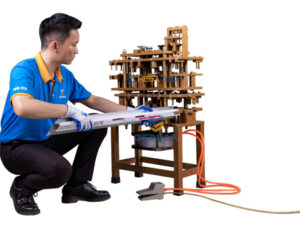 Máy đột dập nhôm Xingfa, nhôm cỏ, nhôm vát cạnh &#8211; 36 dao hơi