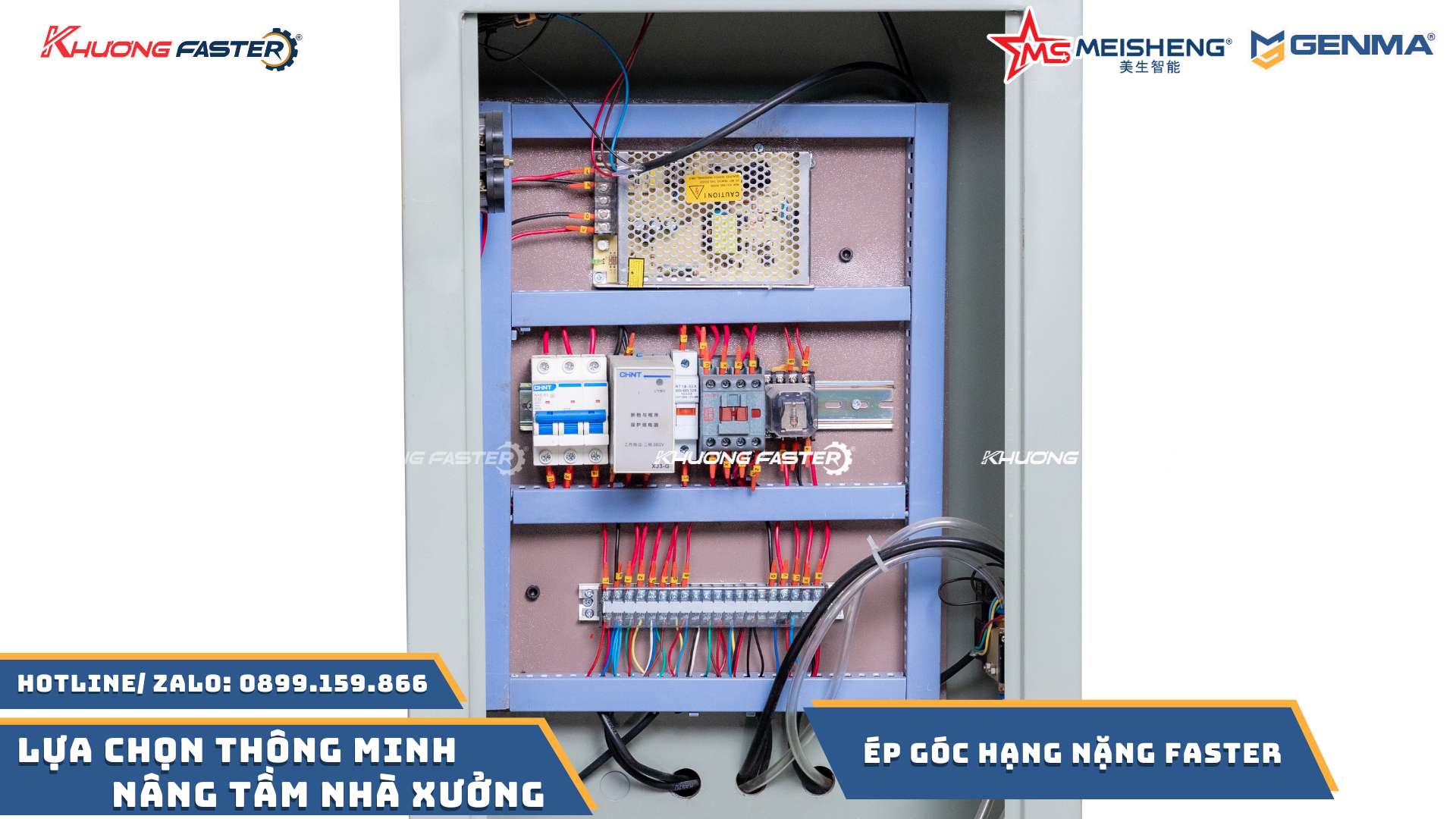 Máy Ép Góc Nhôm Kỹ Thuật Số 6 Đồng Hồ Hạng Nặng Faster&nbsp;