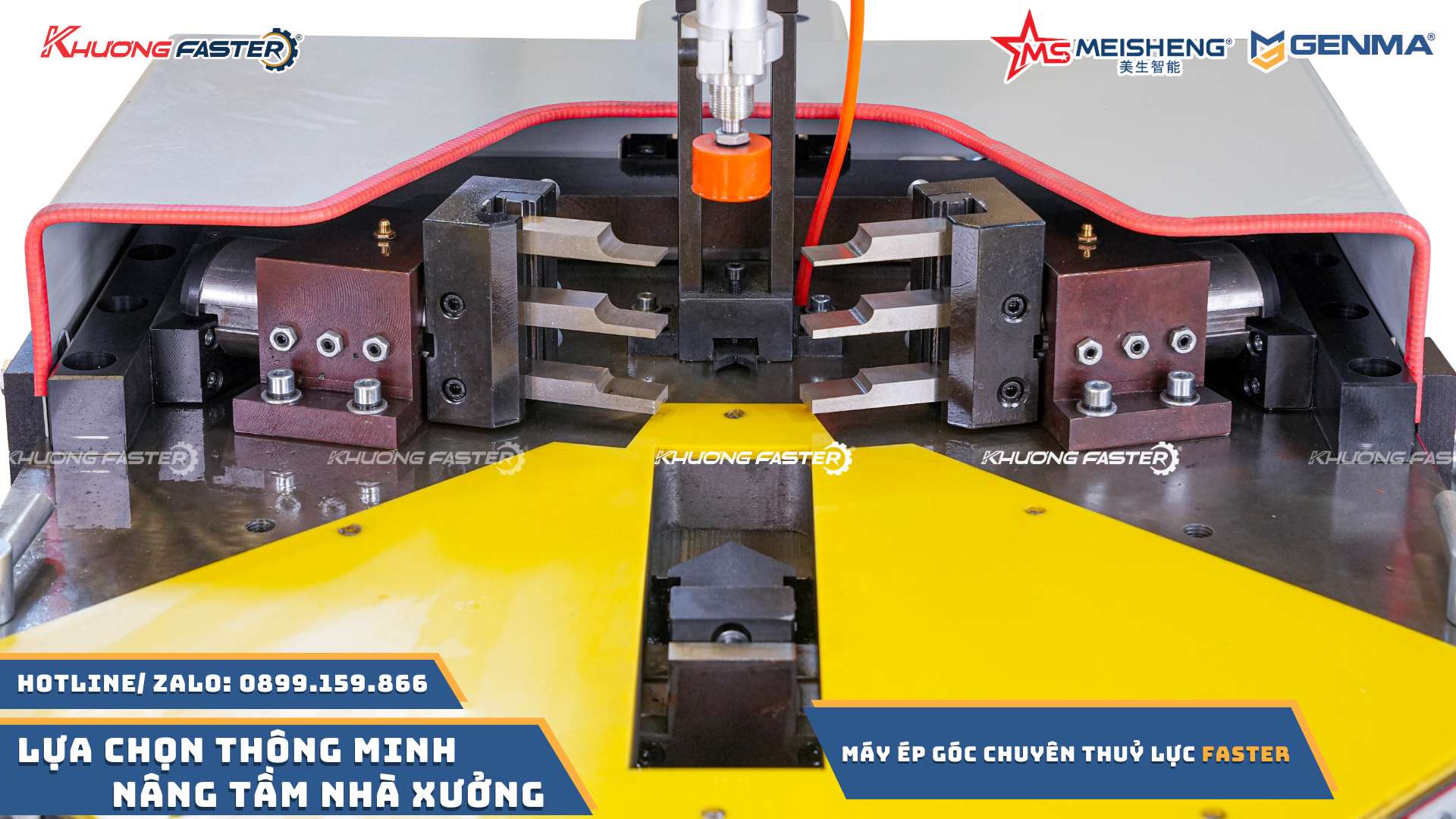 Máy Ép Góc Thuỷ Lực Faster