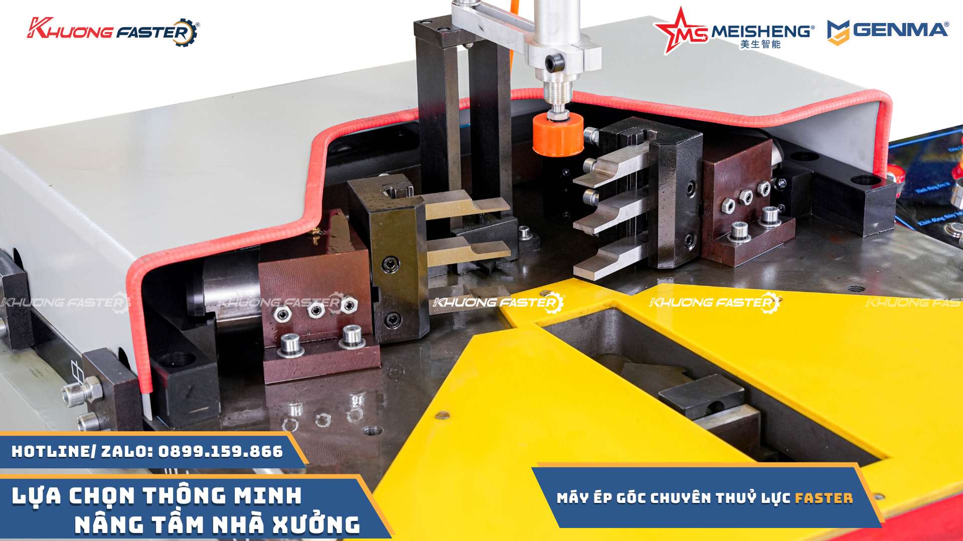 Máy Ép Góc Thuỷ Lực Faster