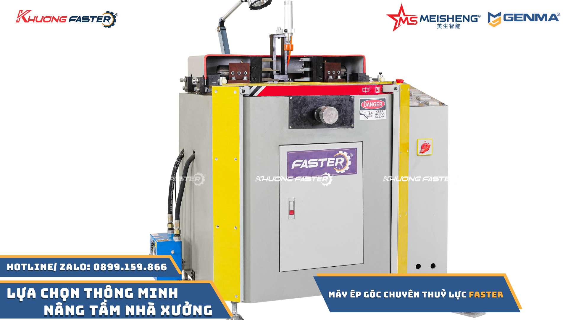 Máy Ép Góc Thuỷ Lực Faster