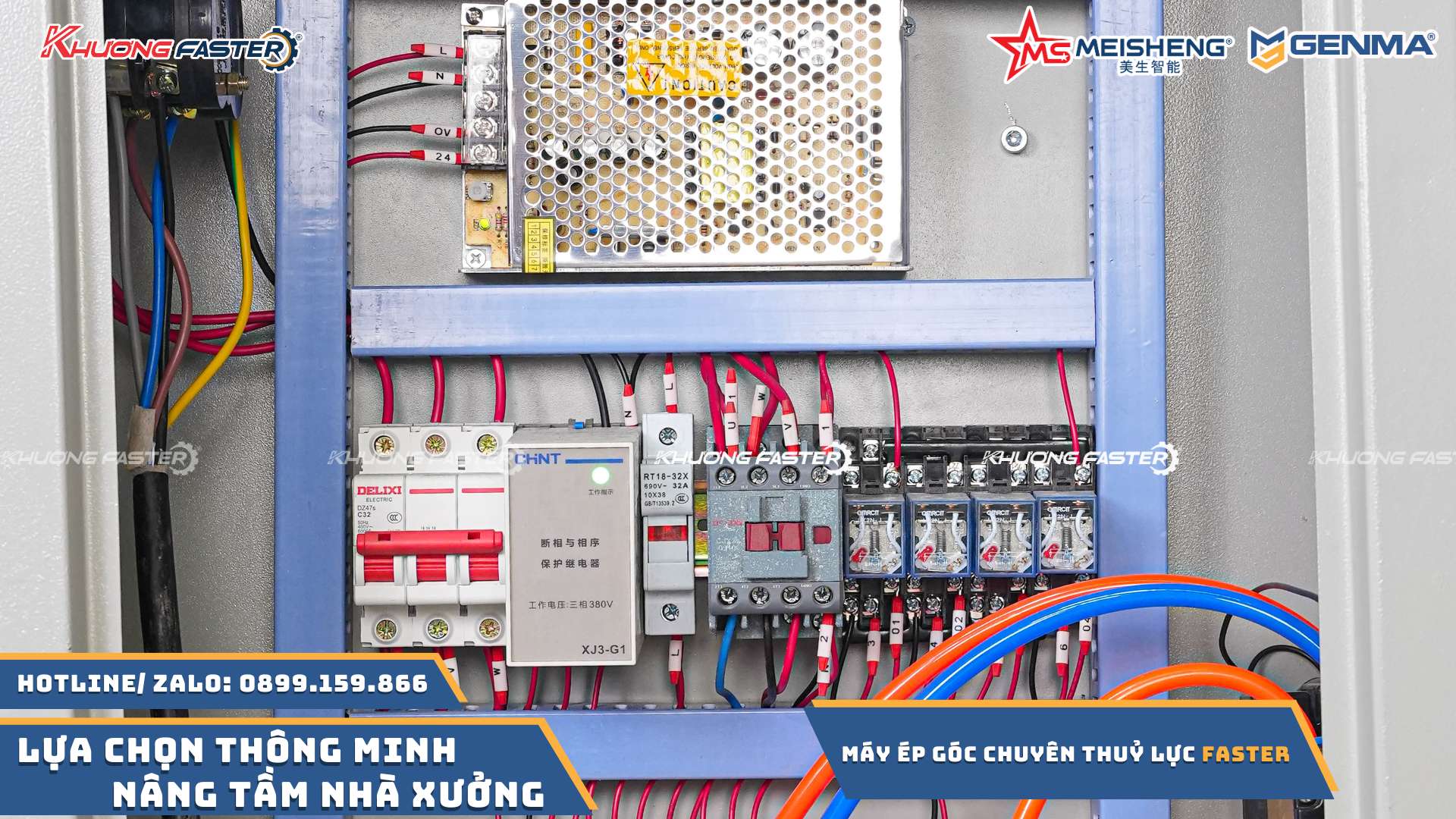 Máy Ép Góc Thuỷ Lực Faster