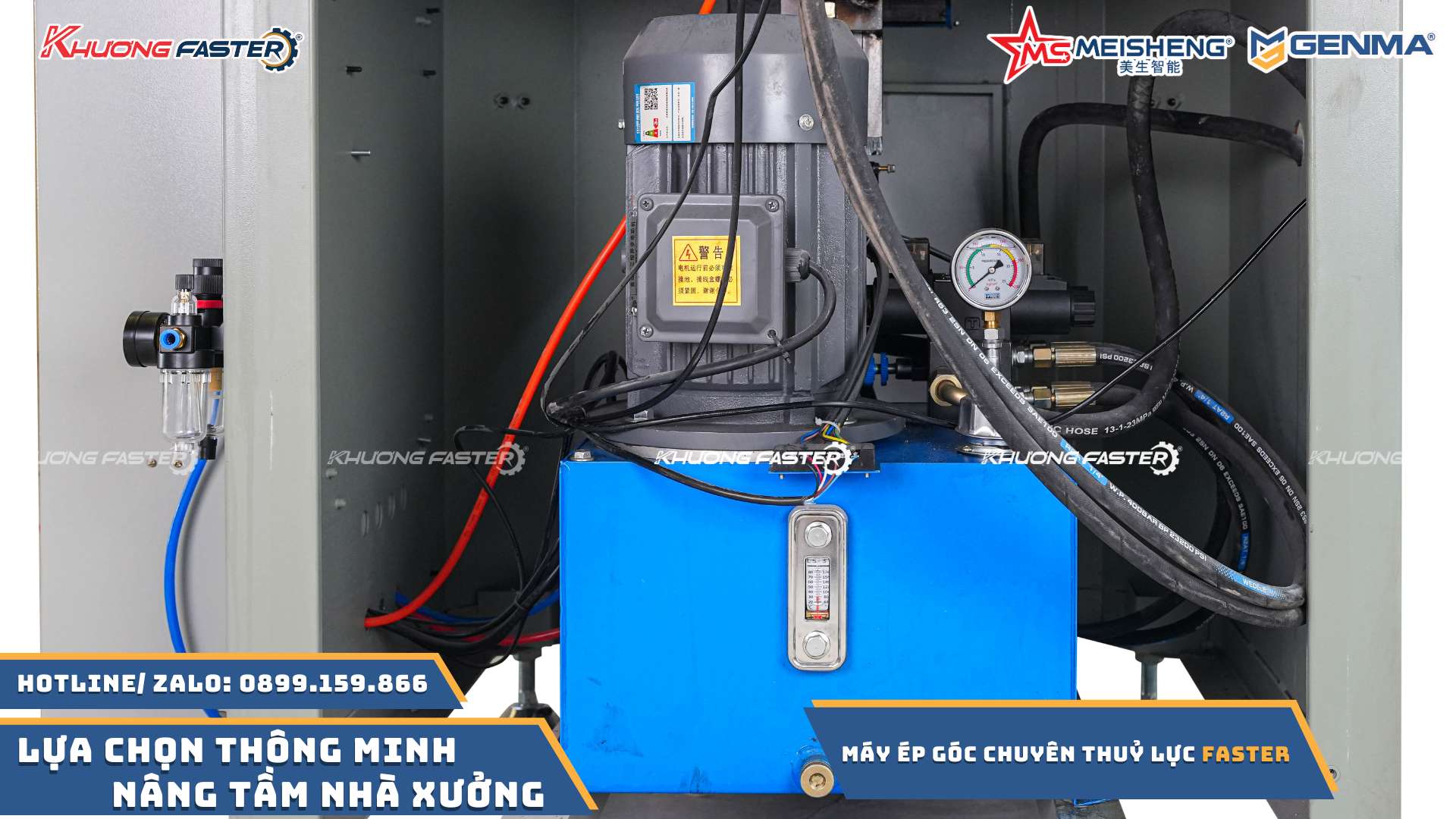 Máy Ép Góc Thuỷ Lực Faster