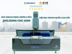 Máy khoan khóa nhôm 2 đầu Jinlixing CNC 1500