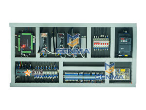 Máy khoan khóa nhôm 2 đầu Jinlixing CNC 1500