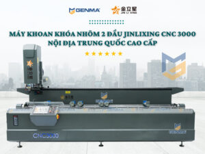 Máy khoan khóa nhôm 2 đầu Jinlixing CNC 3000