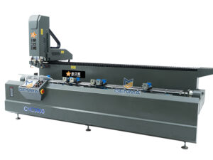 Máy khoan khóa nhôm 2 đầu Jinlixing CNC 3000