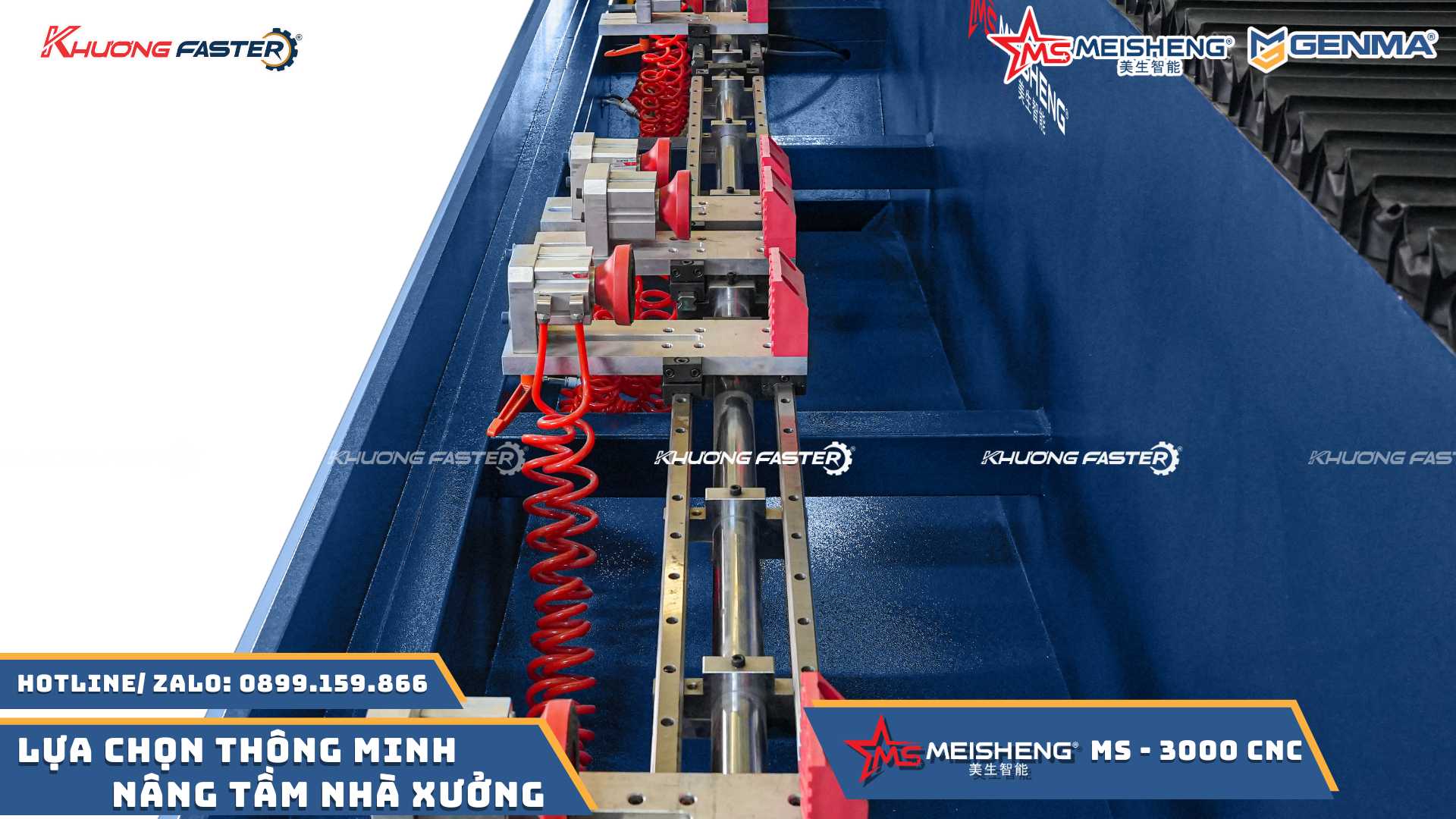 Máy Khoét Khoá CNC 2 Đầu&nbsp; MEISHENG MS 3000&nbsp;