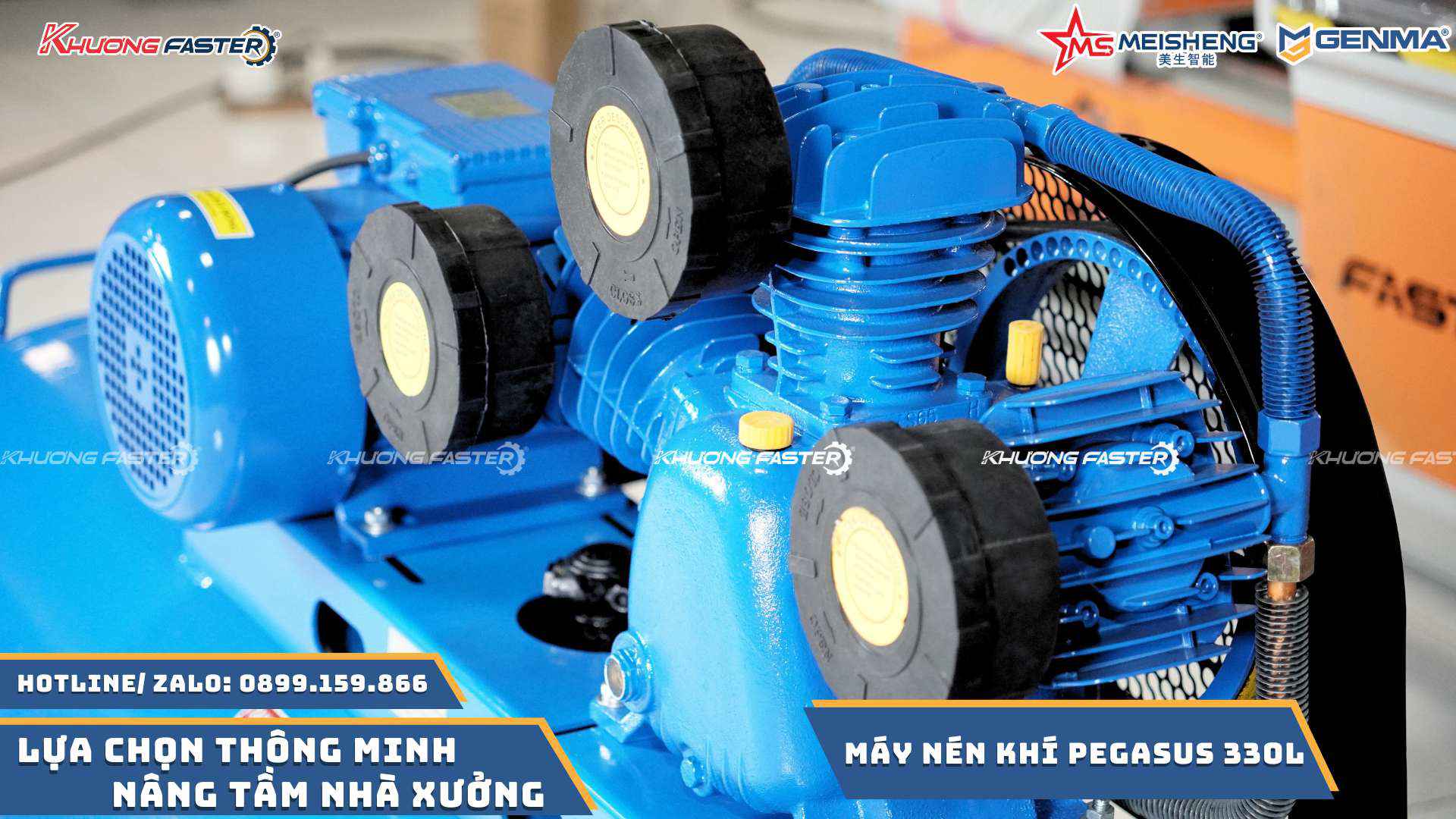 Máy nén khí 330L công nghiệp