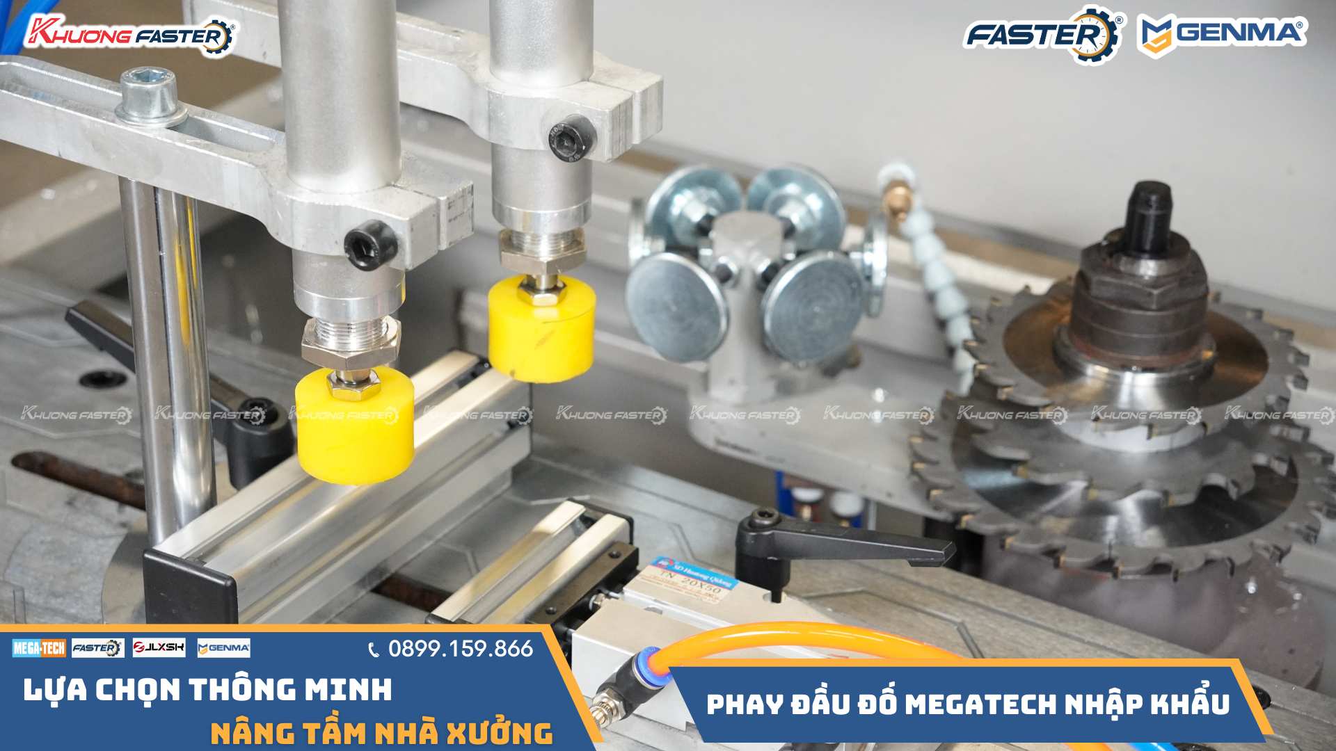 Máy Phay Đố Nhôm Xingfa MEGATECH Thay Dao Nhanh, Hiệu Quả Vượt Trội