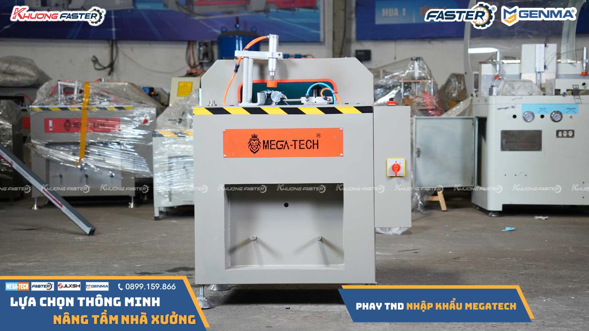 Máy Phay Đố Nhập Khẩu Megatech Giá Rẻ – Thay Dao Nhanh, Hiệu Quả Vượt Trội