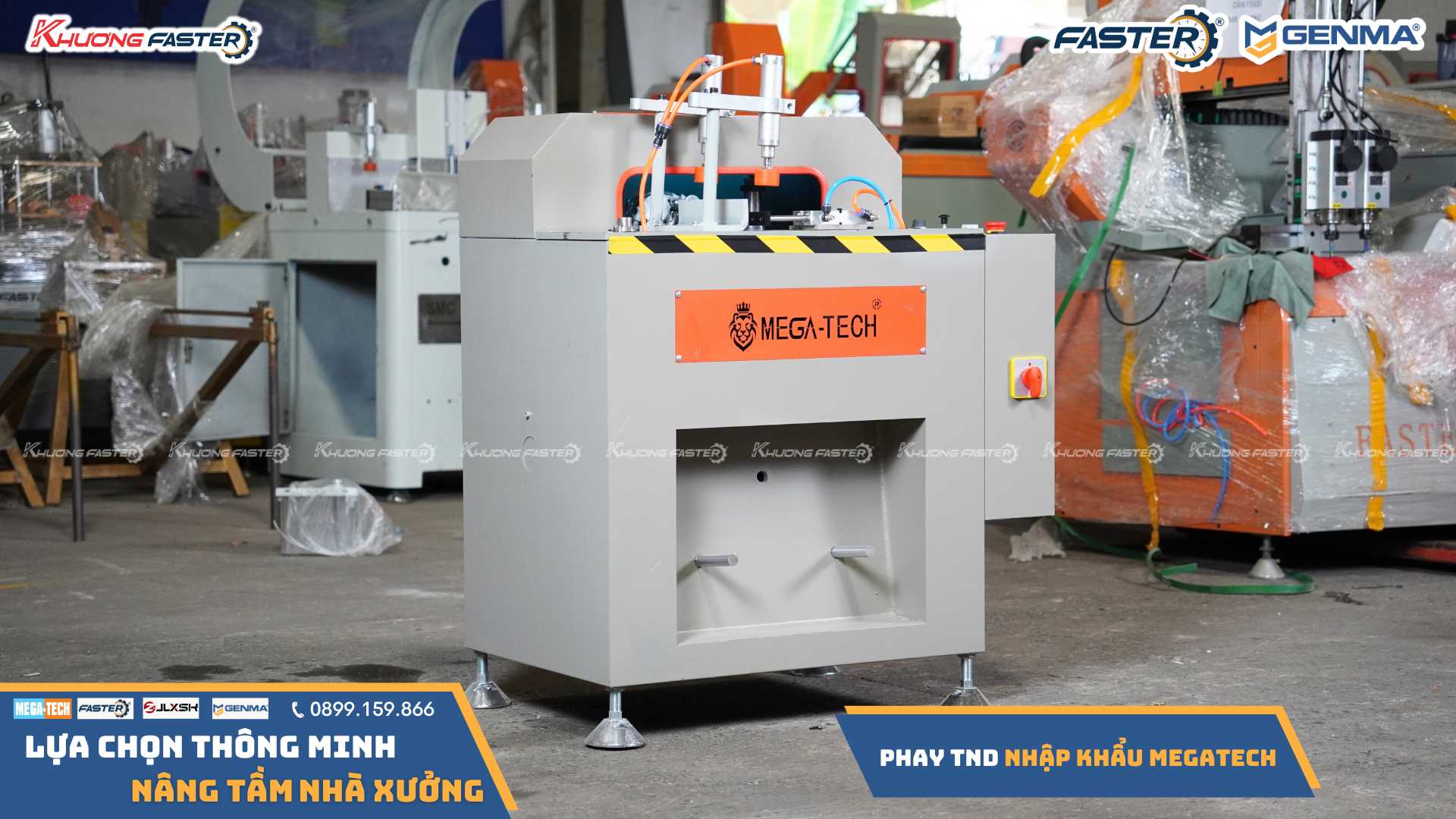 Máy Phay Đố Nhập Khẩu Megatech Giá Rẻ – Thay Dao Nhanh, Hiệu Quả Vượt Trội