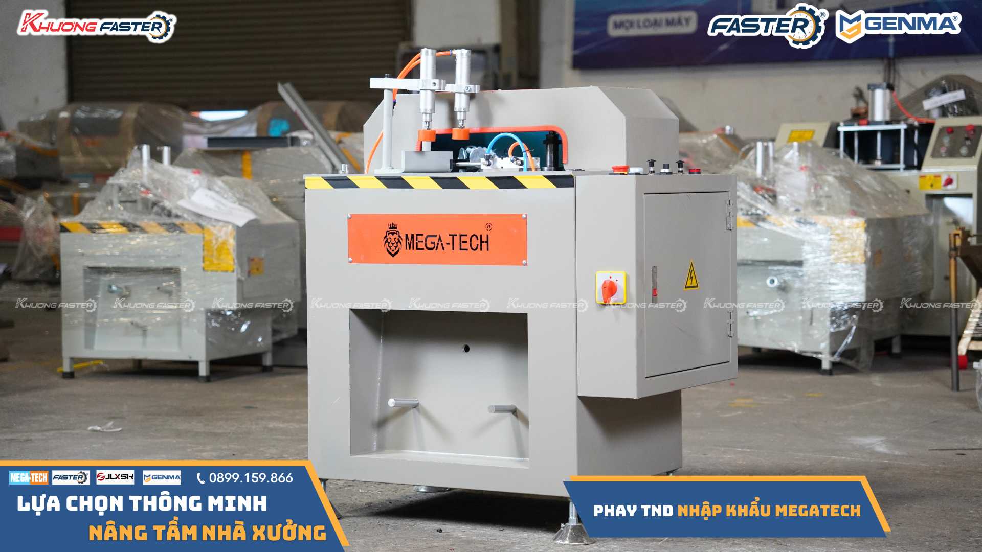 Máy Phay Đố Nhập Khẩu Megatech Giá Rẻ – Thay Dao Nhanh, Hiệu Quả Vượt Trội