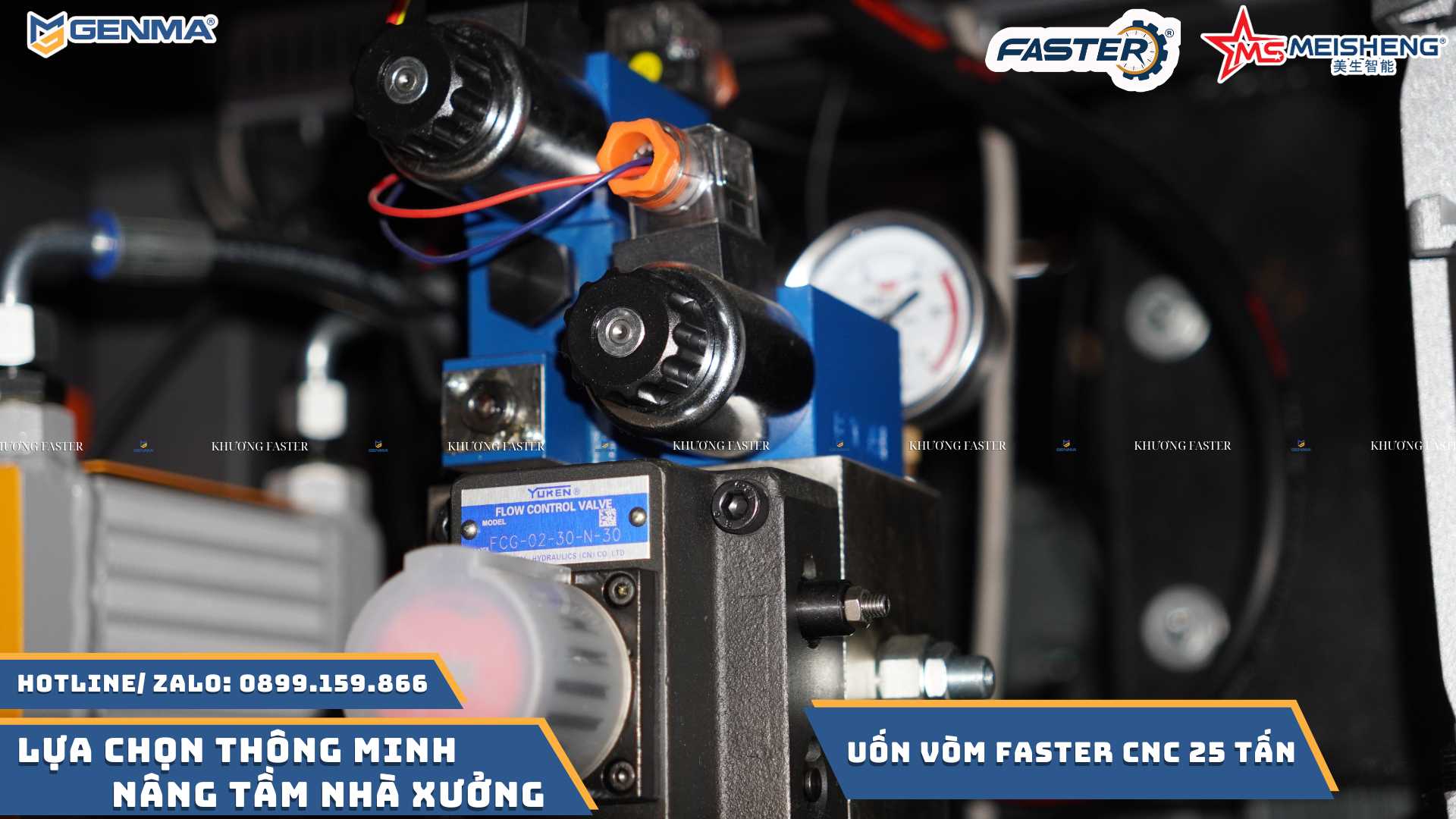 máy uốn vòm faster 25 tấn Máy uốn vòm nhôm chính xác – Giải pháp gia công cửa nhôm hoàn hảo