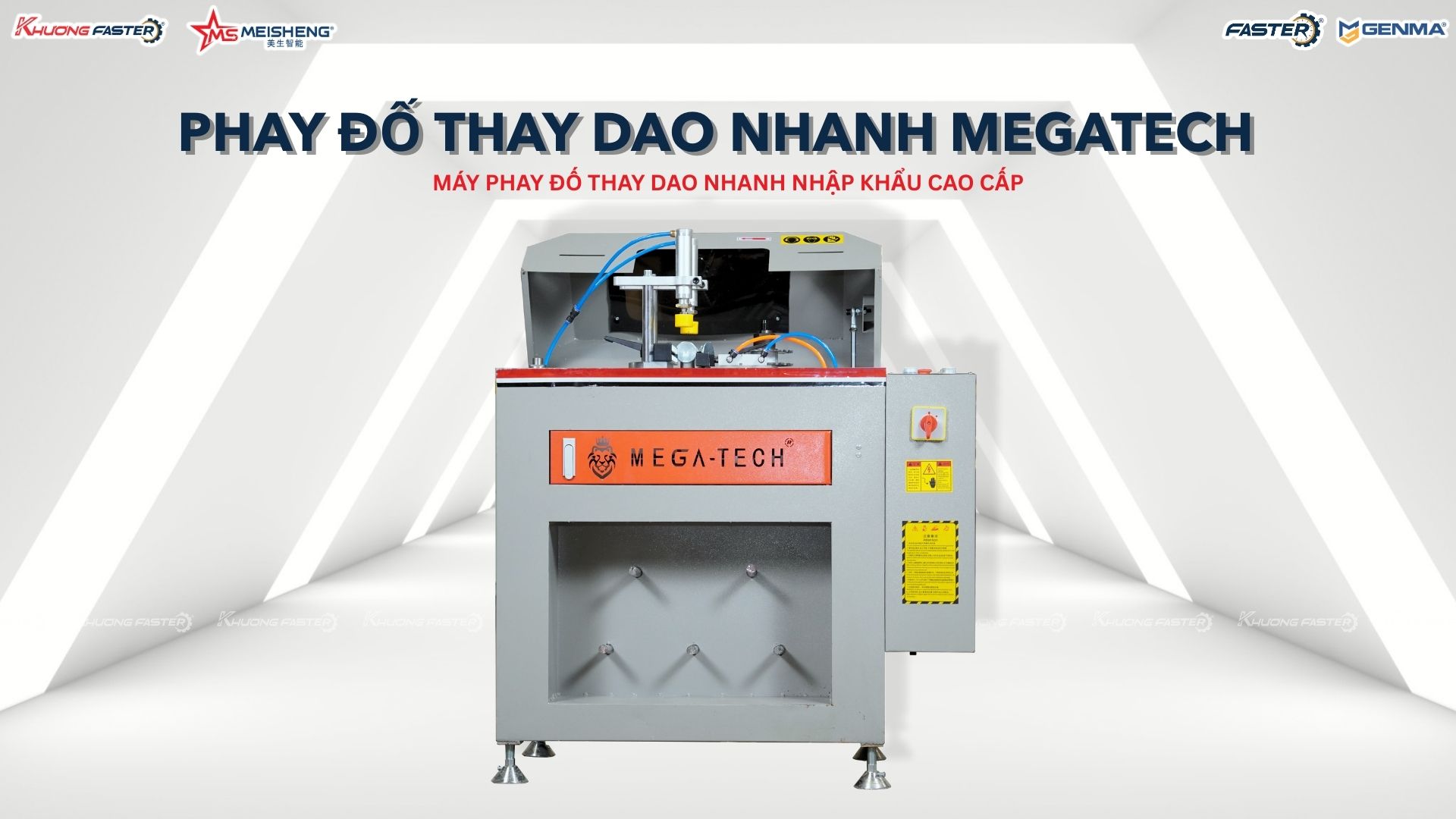 Máy Phay Đố Nhôm Xingfa MEGATECH Thay Dao Nhanh, Hiệu Quả Vượt Trội